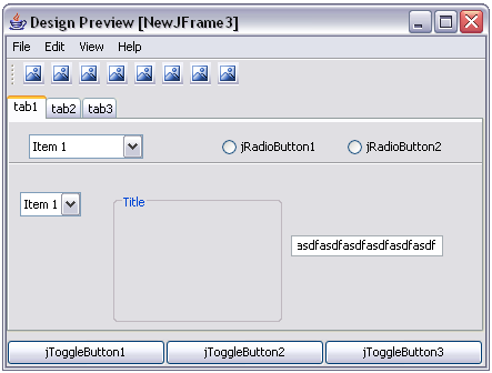 File:KWWidgets Projects UIDesigner Application PreviousWork NetBeans DummyApplication.png