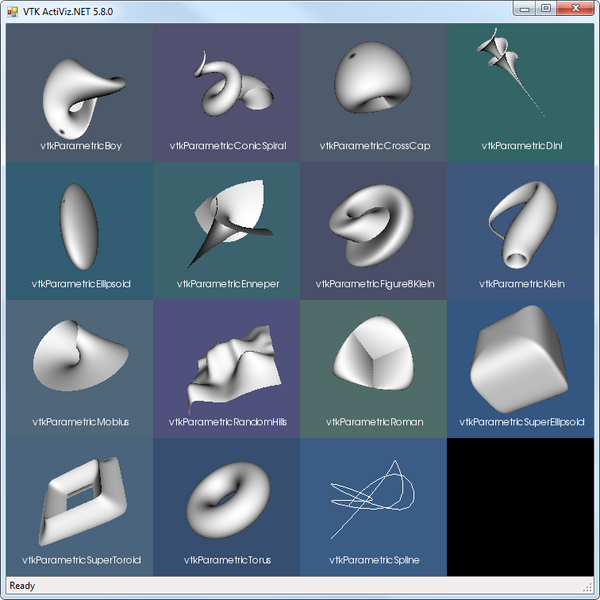 File:VTK Examples CSharp ParametricObjects Demo.png